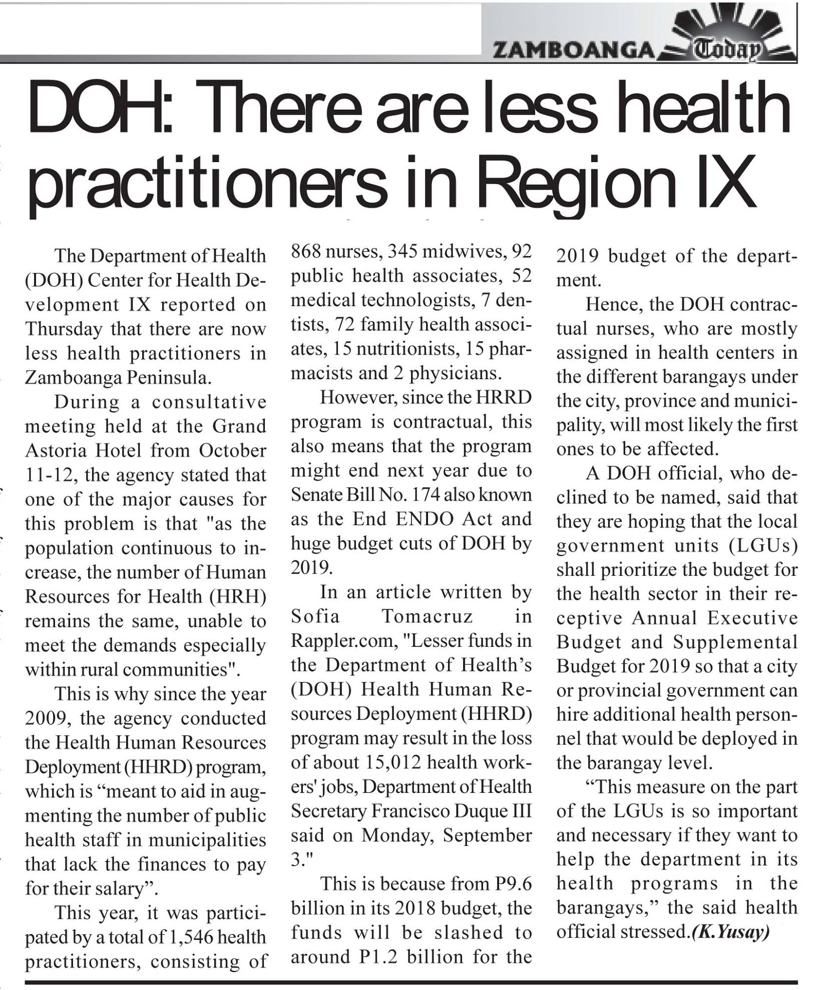 Kim Yusay journalism