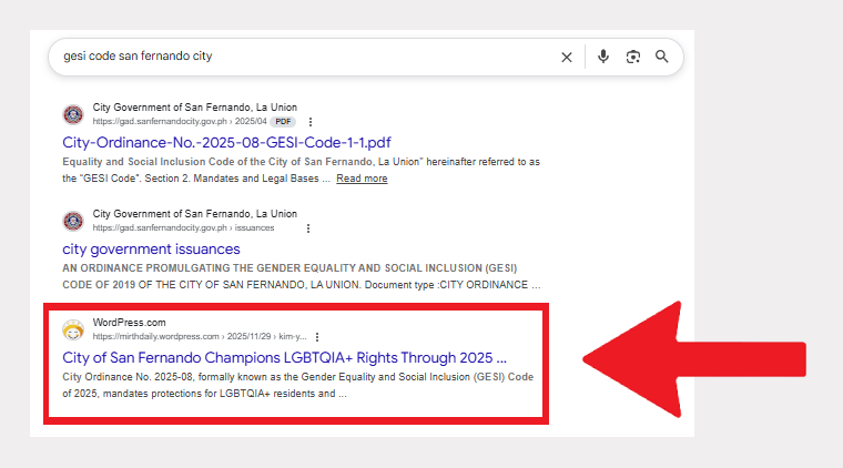Kim Yusay Mirth Daily Hits Google First Page, Secures 3rd Spot